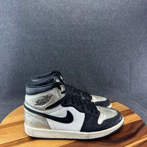 Nike Air Jordan 1 Retro High OG Women's 10.5 Silver Toe/Black CD0461-001